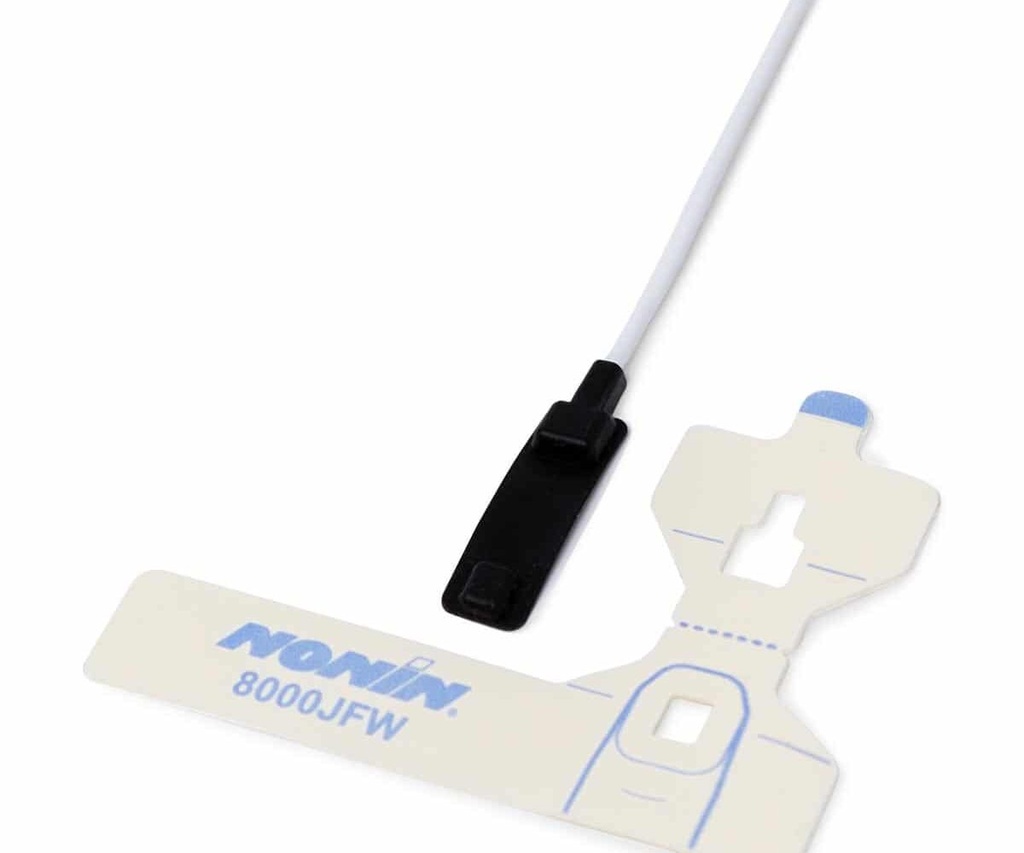WristOx Flex-Sensor + Flexiwrap-Klebeband