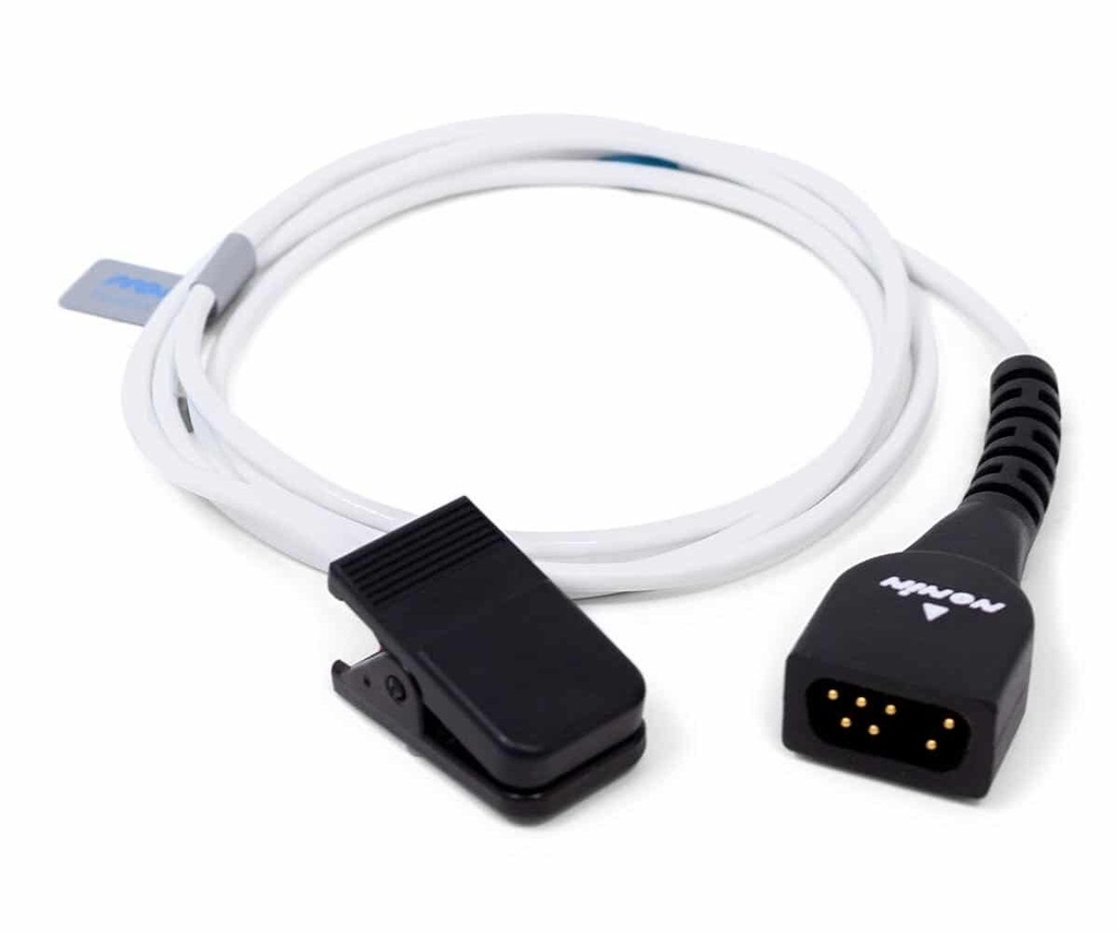 Ohrclip-Sensor 8000Q2 mit Kabel 3150I für WristOx2