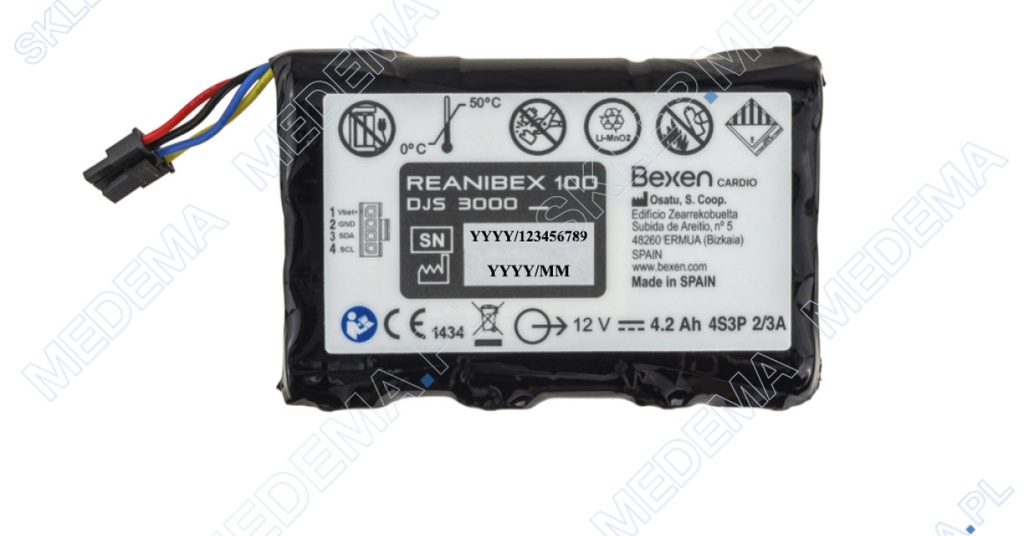 [DJS3000C] Batterie LiMnO2 pour Reanibex 100